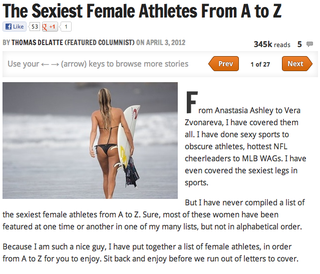 Illustration for article titled The 25 Sexiest "Sexiest Athlete" Slideshows From Bleacher Report In 2012: A Slideshow